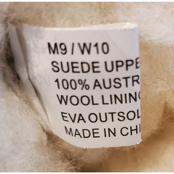 Realm Size M9/W10 Suede Australian Merino Wool Short Boots Unisex New - Picture 9 of 10